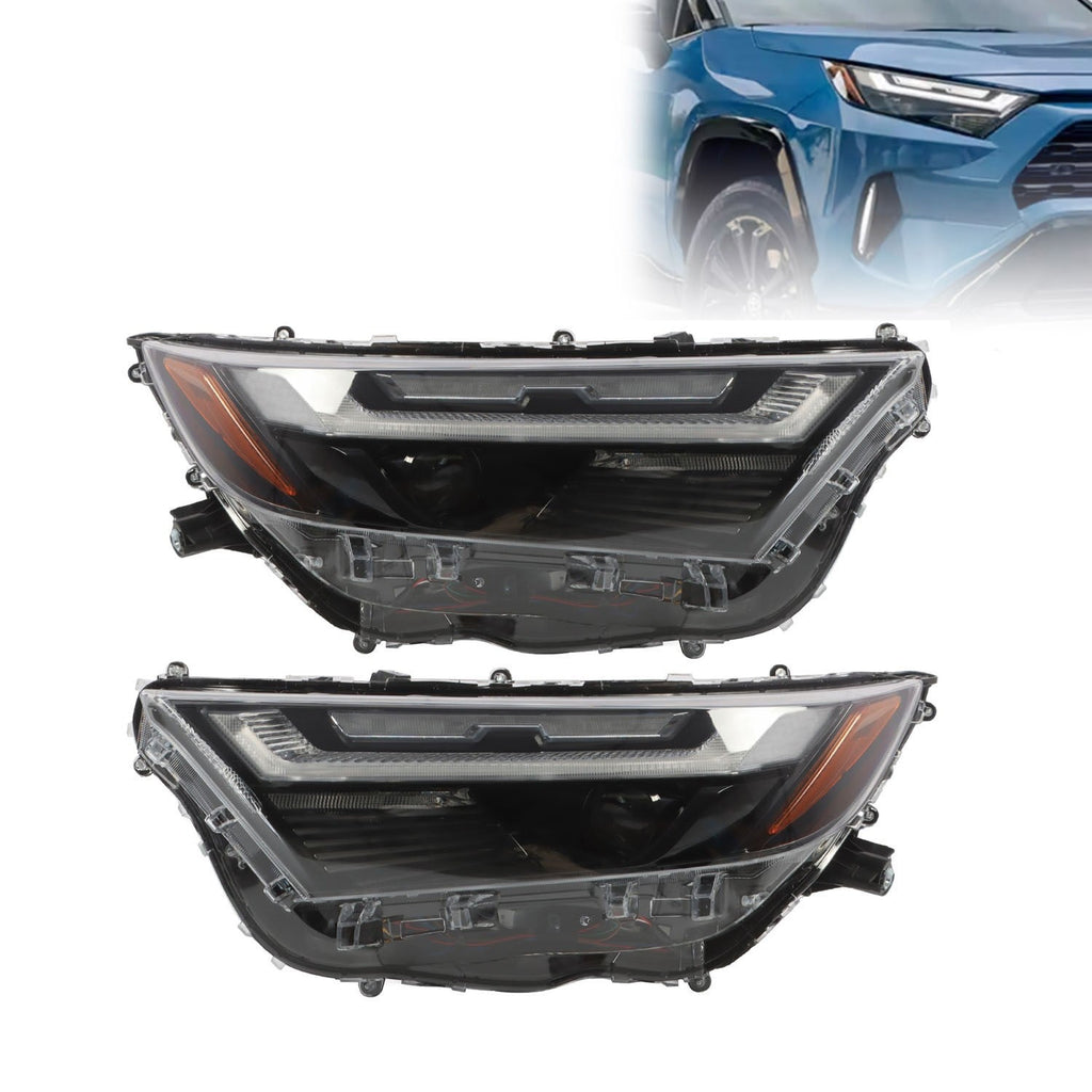 2022-2023 Toyota RAV4 XLE LED Headlight Assembly Left & Right Side Pair