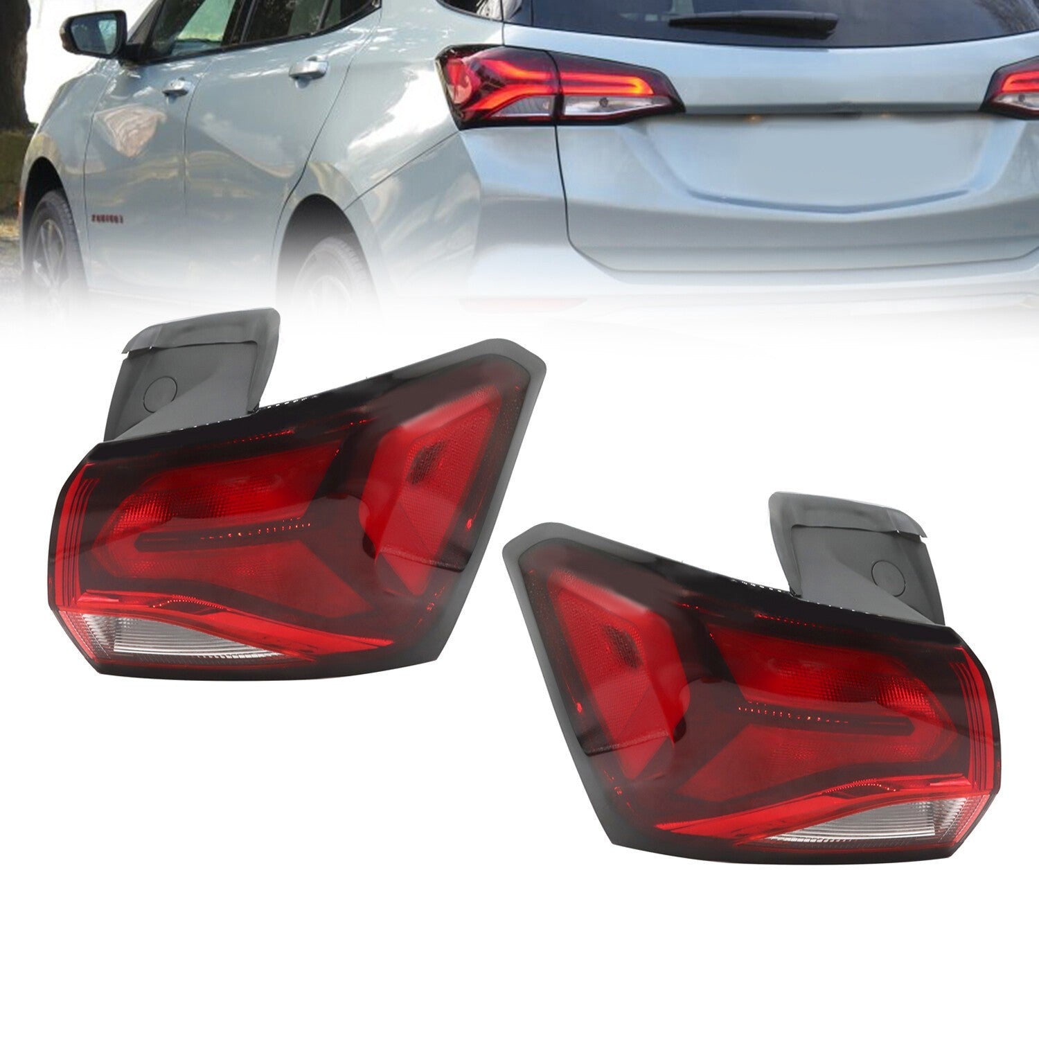 2022-2024 Chevy Equinox Halogen Outer Tail Lights Left & Right Lamps Set