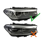 2017-2020 BMW 5 Series 530i 540i M5 G30 G31 Right Xenon Headlight