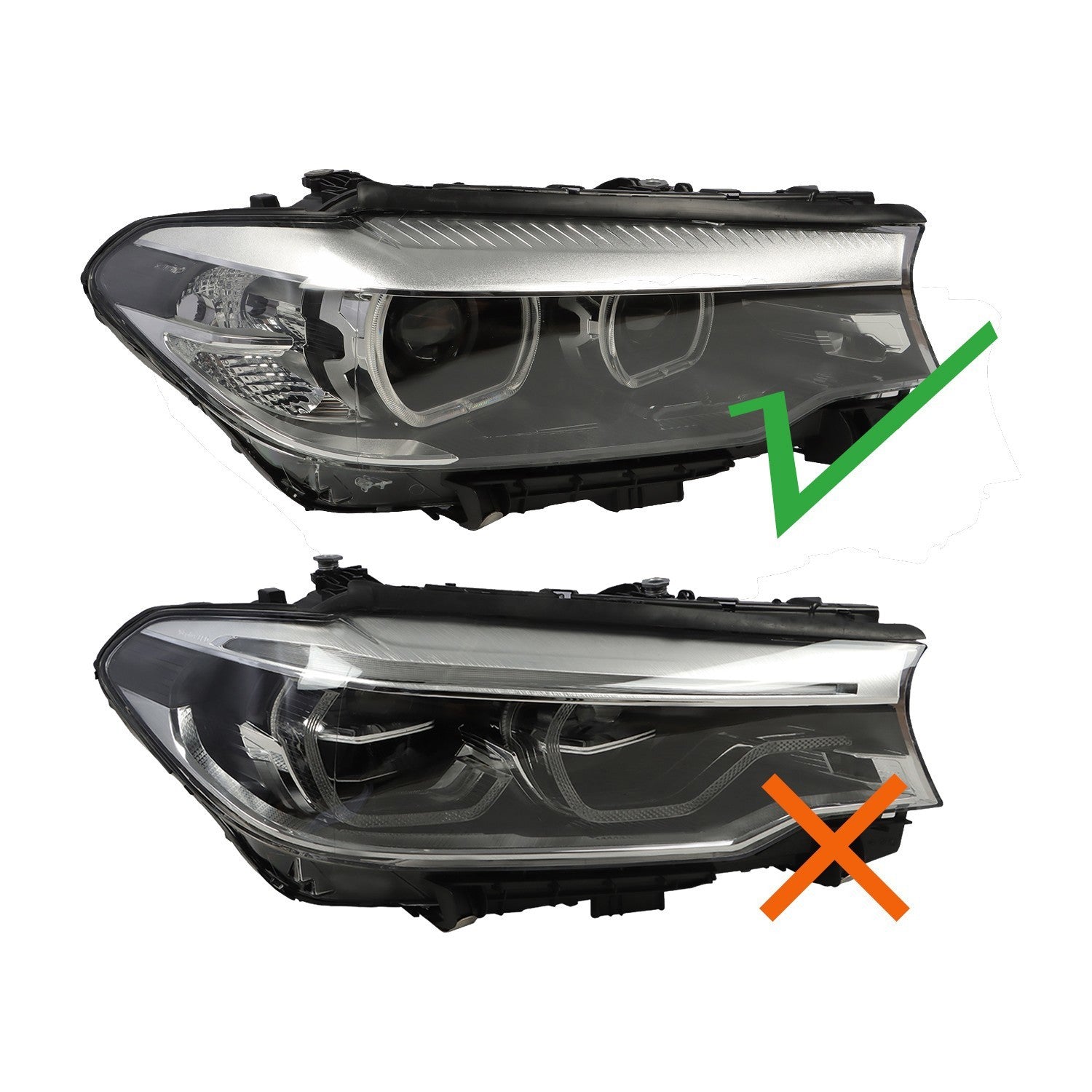 2017-2020 BMW 5 Series 530i 540i M5 G30 G31 Right Xenon Headlight