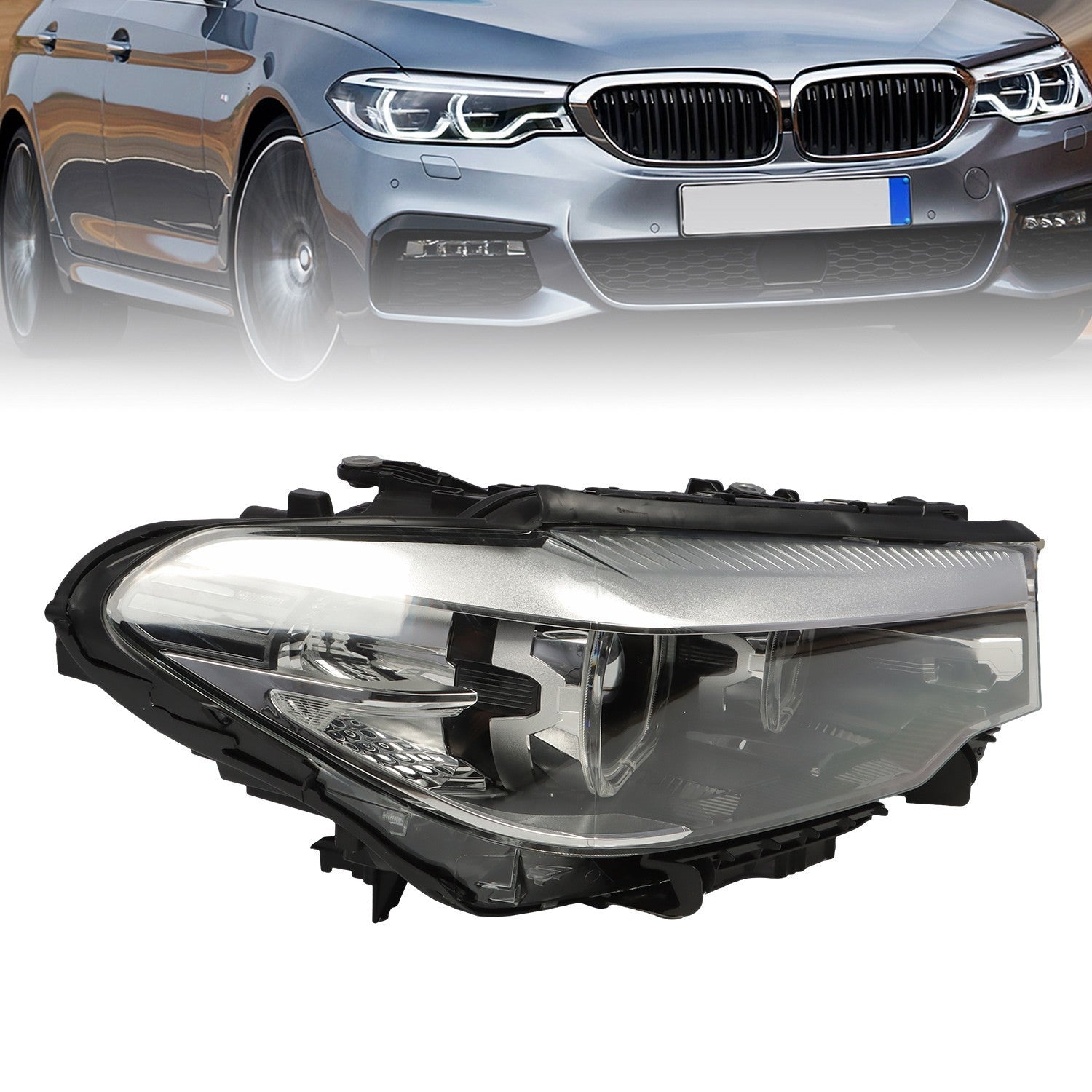 2017-2020 BMW 5 Series 530i 540i M5 G30 G31 Right Xenon Headlight