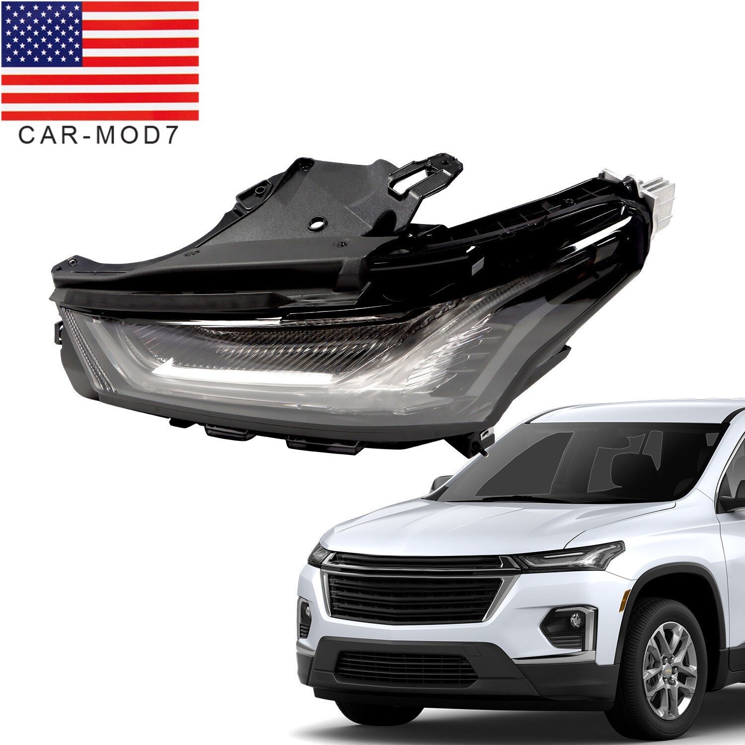 2022-2023 Chevy Traverse Upper LED Signal DRL Light Driver Side Replacement