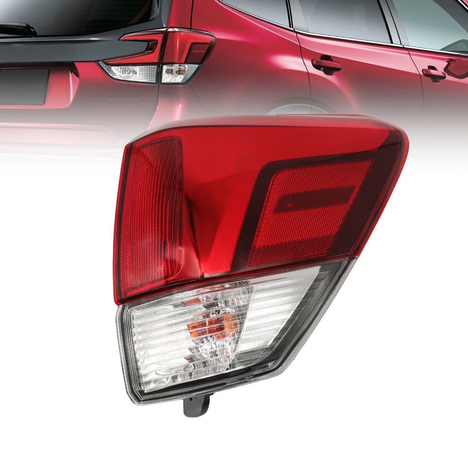 2019-2021 Subaru Forester Right Passenger Outer Tail Light Lamp Replacement