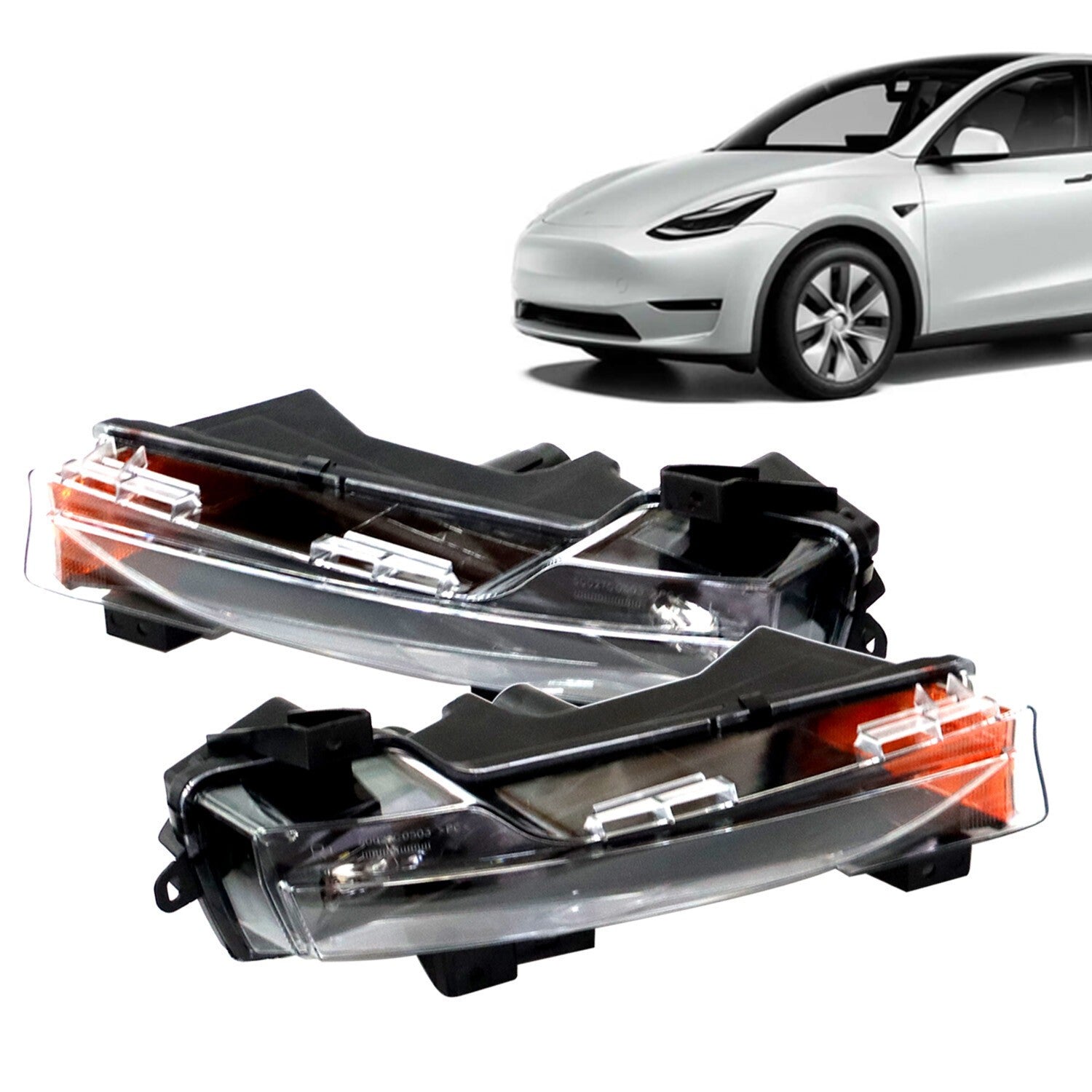 Tesla Model 3 Y 2017-2023 LED Fog Light Lamp DRL Up-Level Set Left Right
