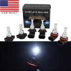Chevy Suburban Tahoe 2007-2014 6x 6000K LED Headlight & Fog Light Bulbs