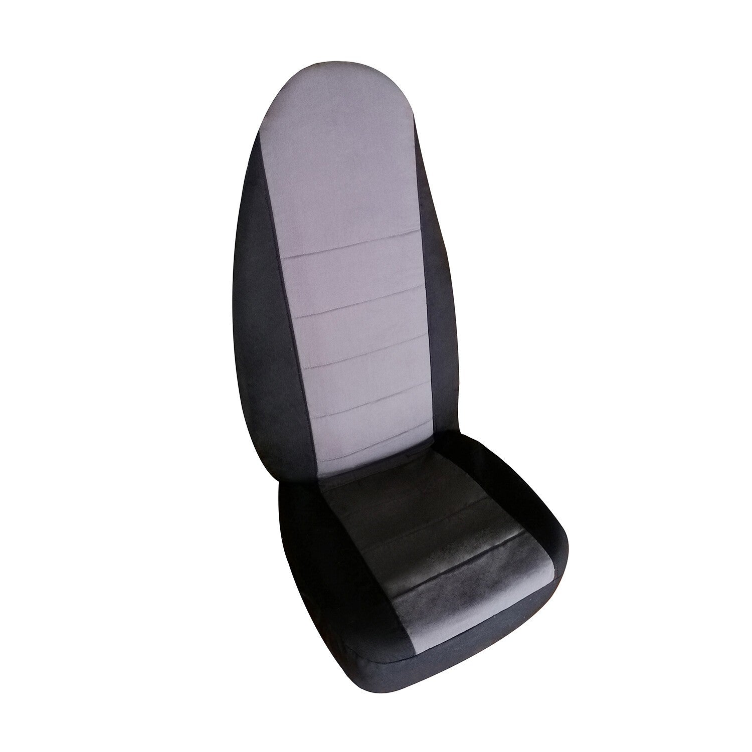 1998-2003 Ford Ranger 60/40 Highback Truck Seat Covers Black Silver Cotton