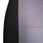 1998-2003 Ford Ranger 60/40 Highback Truck Seat Covers Black Silver Cotton