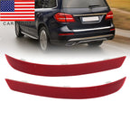 Mercedes-Benz X166 GL450 GL500 2013-2016 Rear Bumper Reflector Lights 2pcs