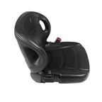 Forklift Seat with Seatbelt Adjustable Backrest Durable Replacement Part
