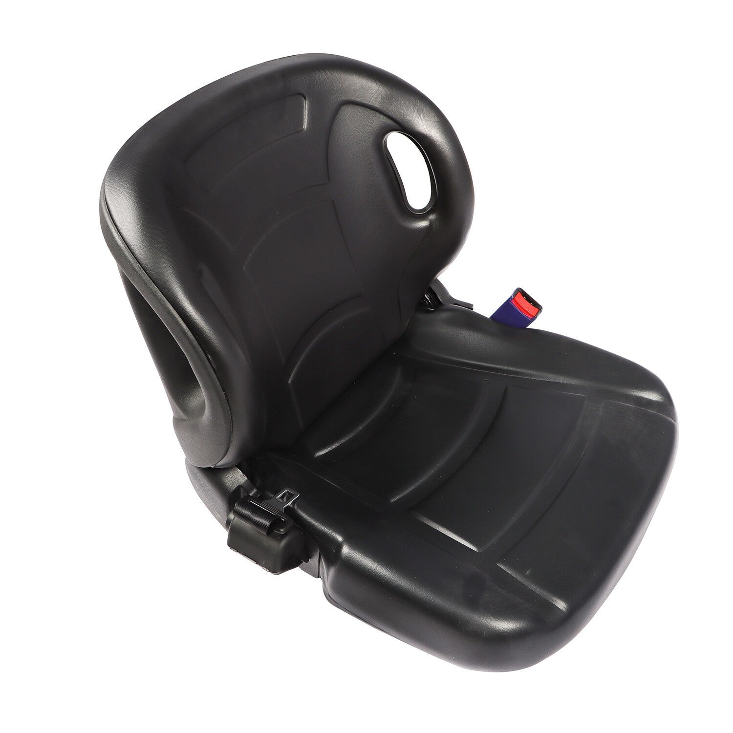 Forklift Seat with Seatbelt Adjustable Backrest Durable Replacement Part