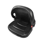 Forklift Seat with Seatbelt Adjustable Backrest Durable Replacement Part