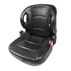 Forklift Seat with Seatbelt Adjustable Backrest Durable Replacement Part