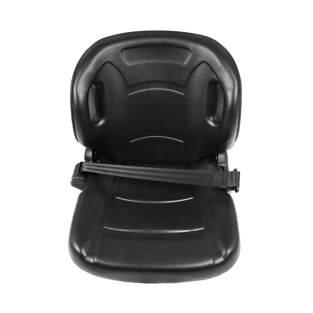 Forklift Seat with Seatbelt Adjustable Backrest Durable Replacement Part