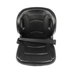 Forklift Seat with Seatbelt Adjustable Backrest Durable Replacement Part