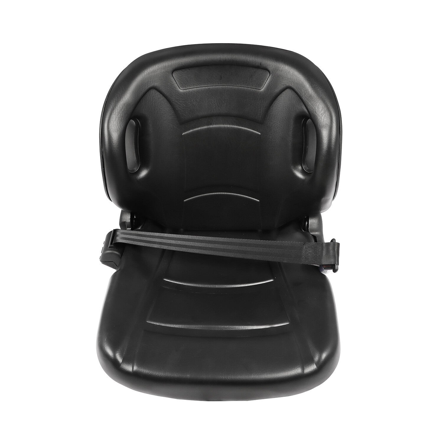 Forklift Seat with Seatbelt Adjustable Backrest Durable Replacement Part
