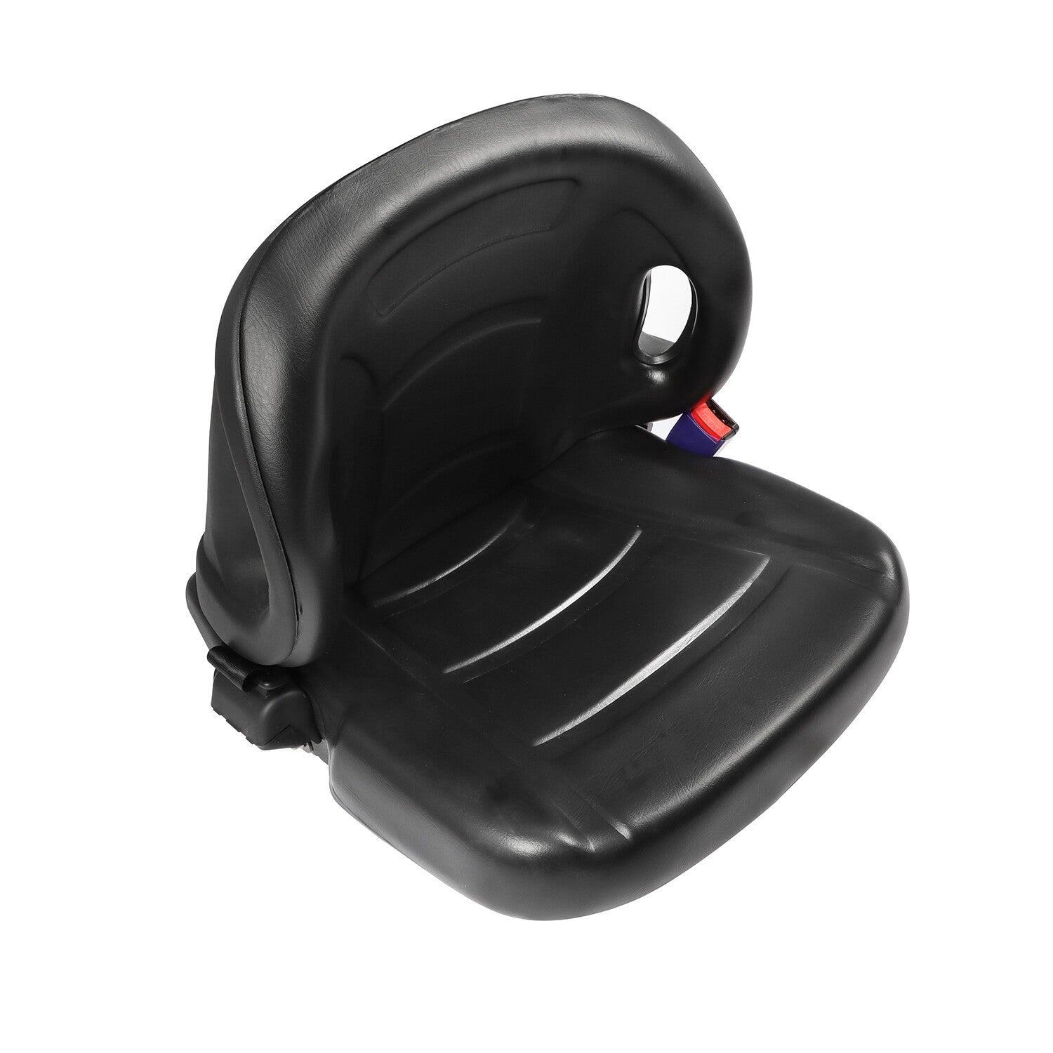 Forklift Seat with Seatbelt Adjustable Backrest Durable Replacement Part