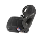 Forklift Seat with Seatbelt Adjustable Backrest Durable Replacement Part