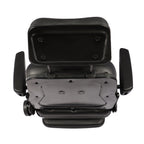 Adjustable Forklift Tractor Seat with Suspension, Backrest, Armrest & Safety Bel