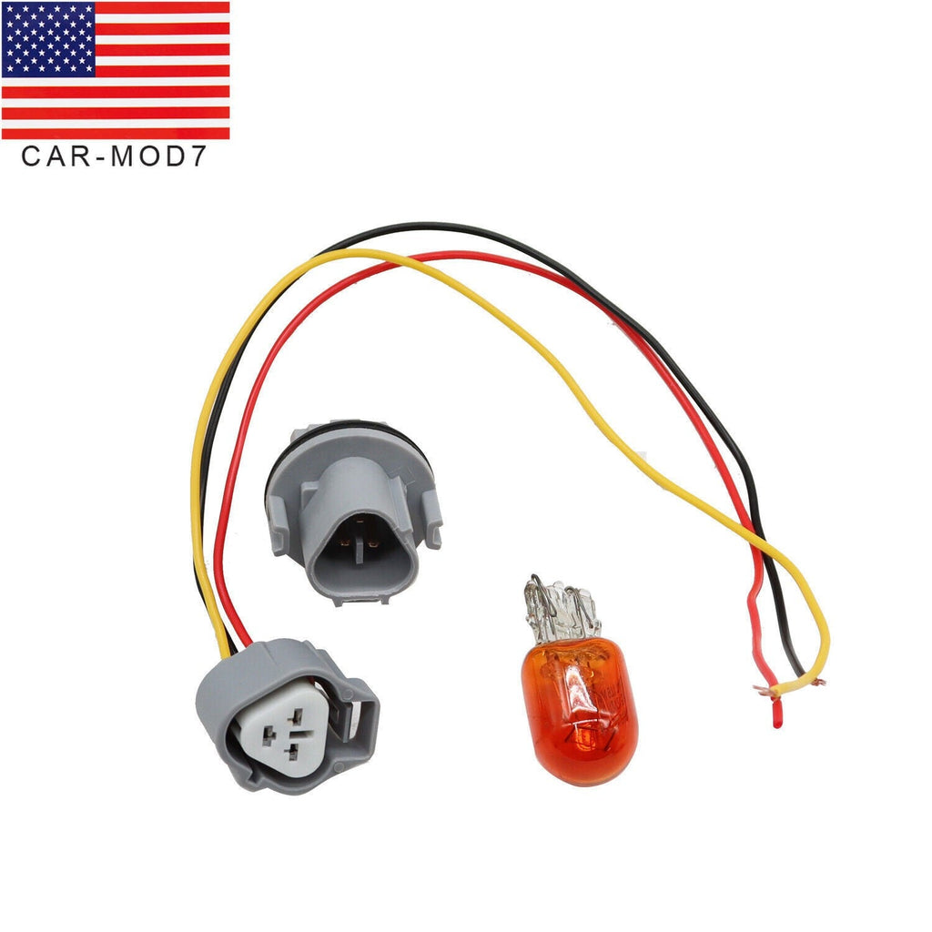 Nissan Rogue Altima Pathfinder Headlight Turn Signal Bulb Socket Harness Set