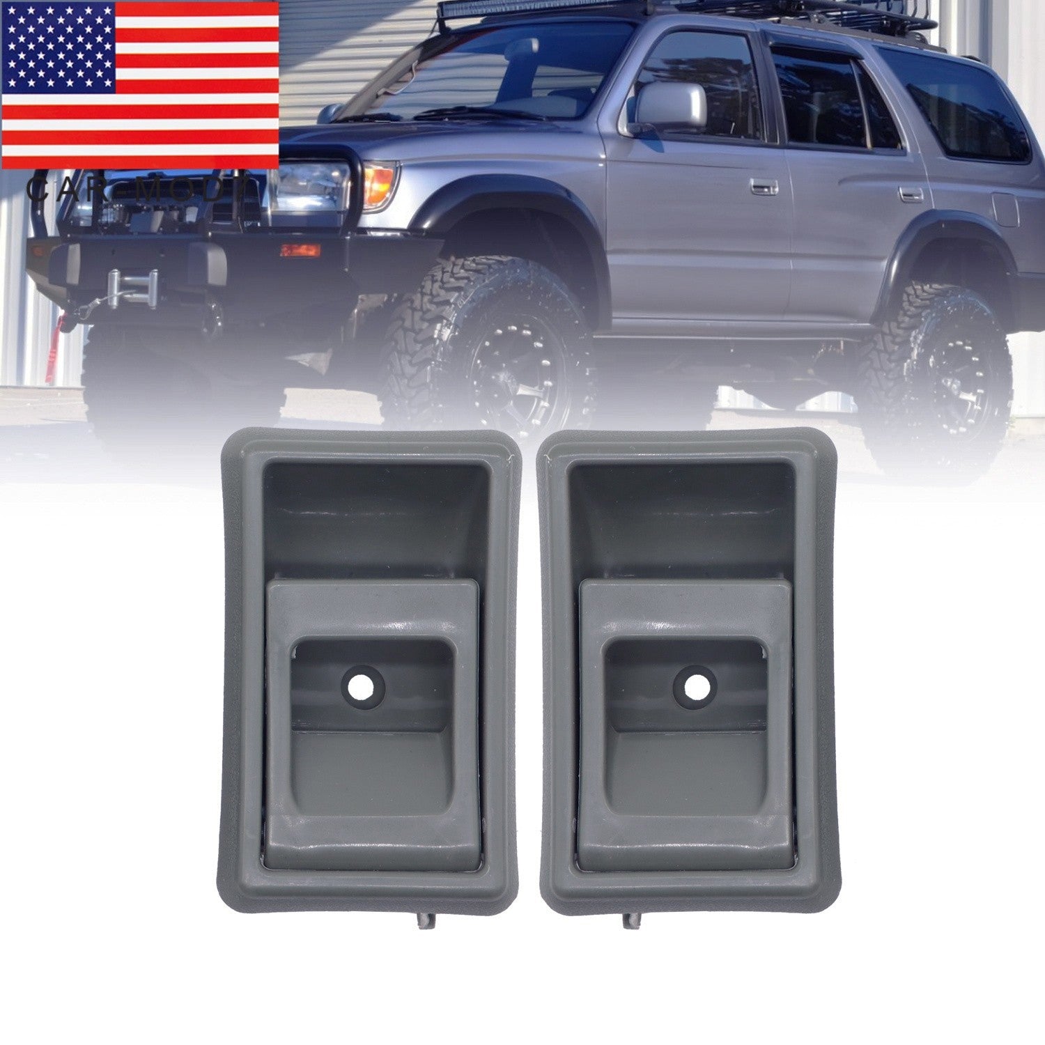 Toyota Tacoma 4Runner Gray Interior Door Handle Set Left & Right Side