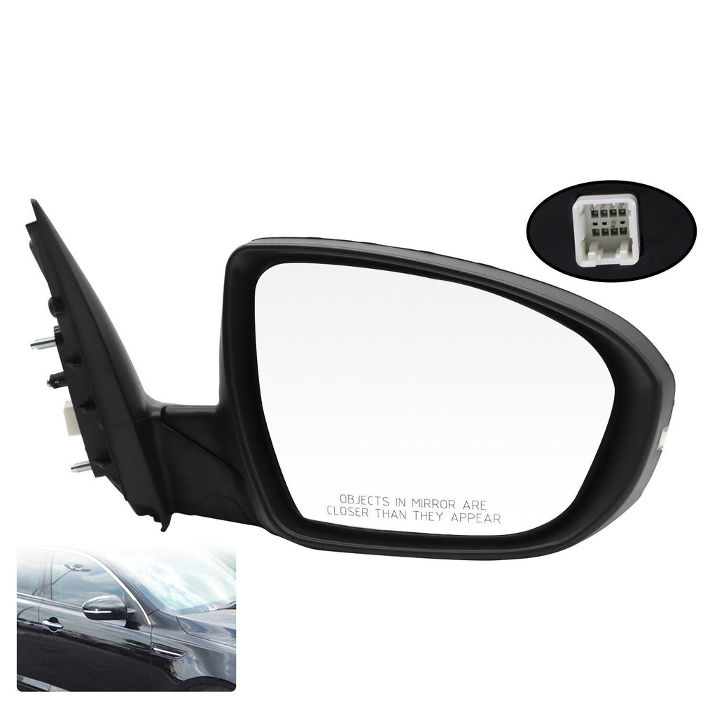 Kia Optima 2011-2013 Right Side Mirror Black 5Pin Turn Signal Replacement