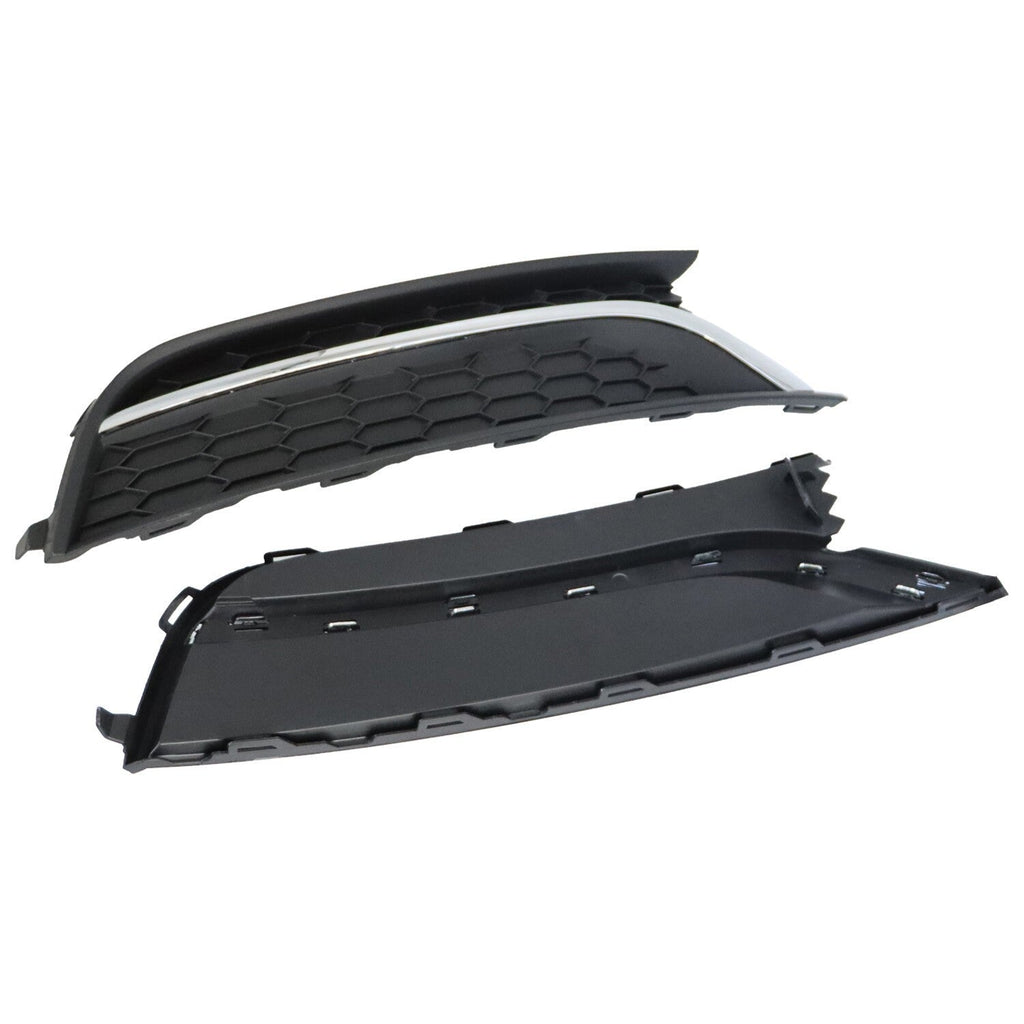 VW Passat 2012-2015 Fog Light Grille Cover Chrome Trim Updated 2013 Model
