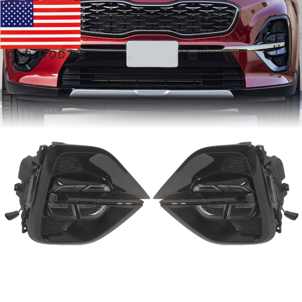 Kia Sportage 2020-2021 Front LED White Fog Lamp DRL LH RH Replacement