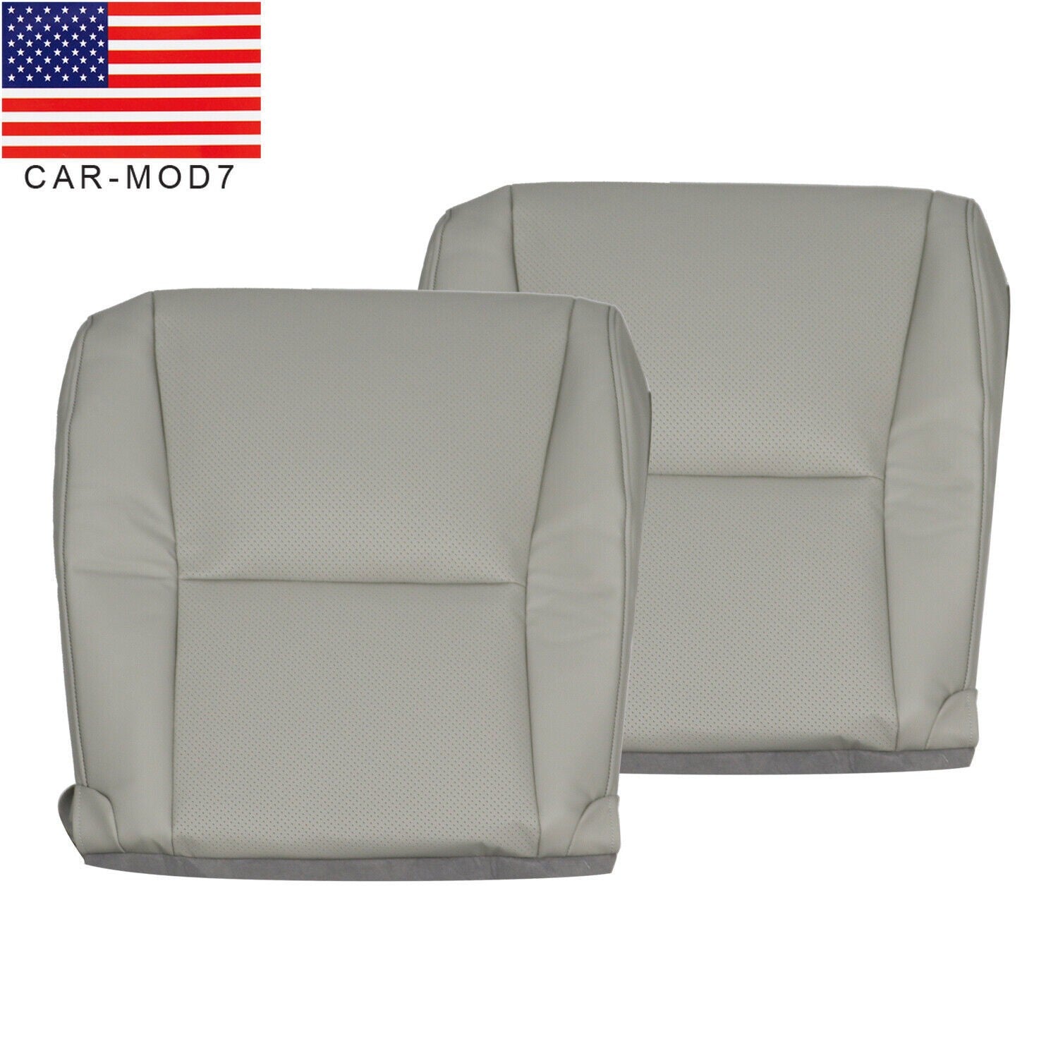 Lexus RX350 450 2010-2015 Gray Leather Driver & Passenger Seat Covers Bottom