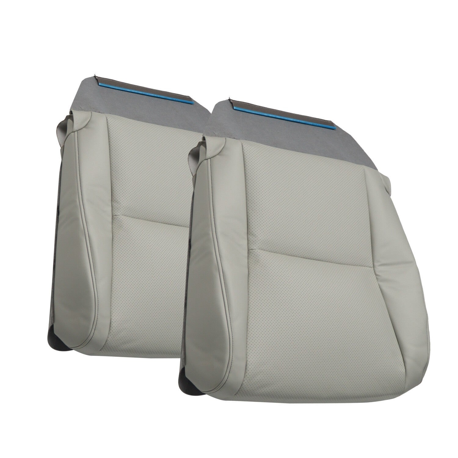 Lexus RX350 450 2010-2015 Gray Leather Driver & Passenger Seat Covers Bottom
