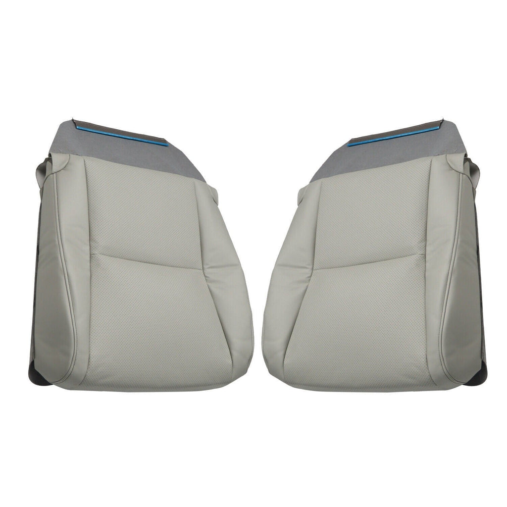 Lexus RX350 450 2010-2015 Gray Leather Driver & Passenger Seat Covers Bottom