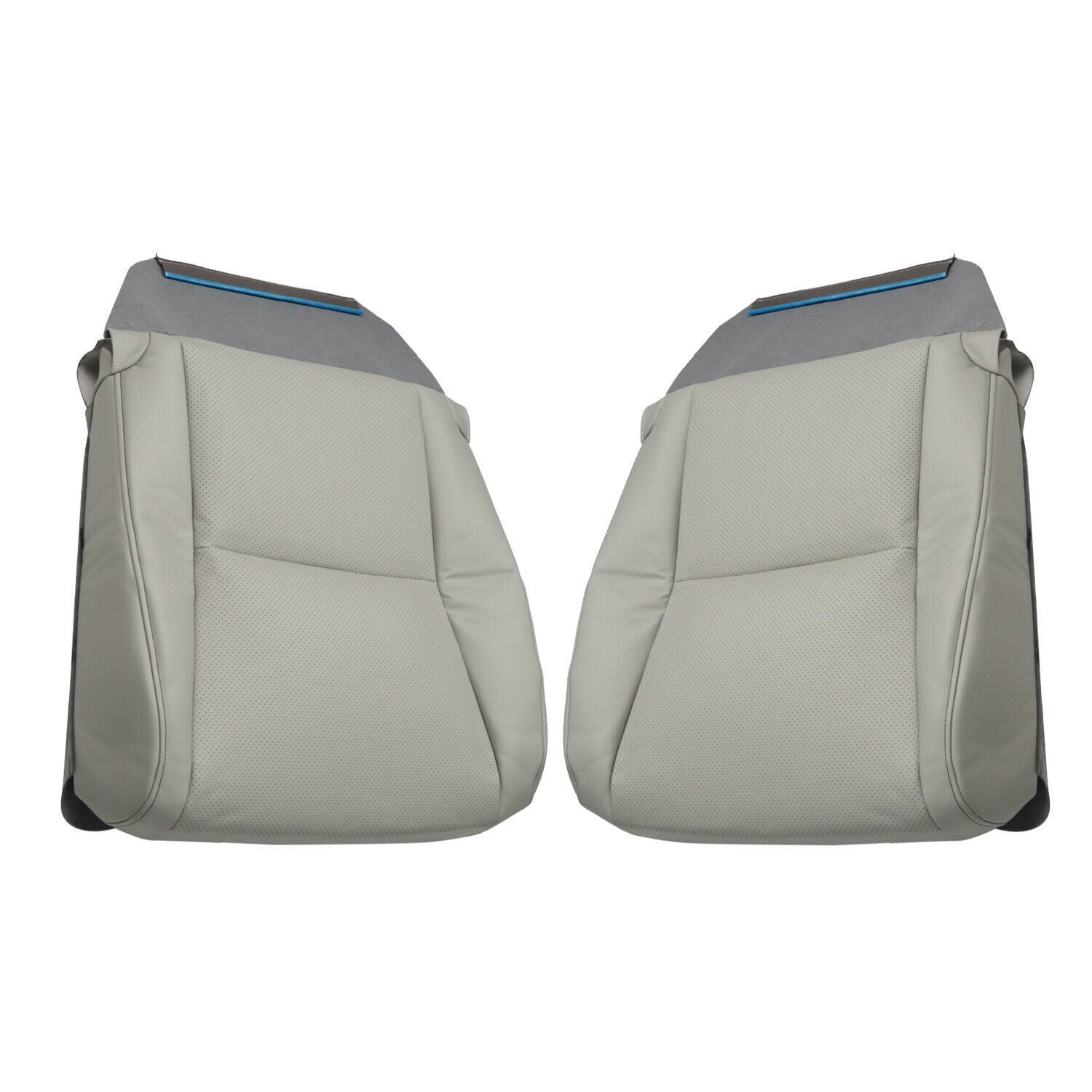 Lexus RX350 450 2010-2015 Gray Leather Driver & Passenger Seat Covers Bottom