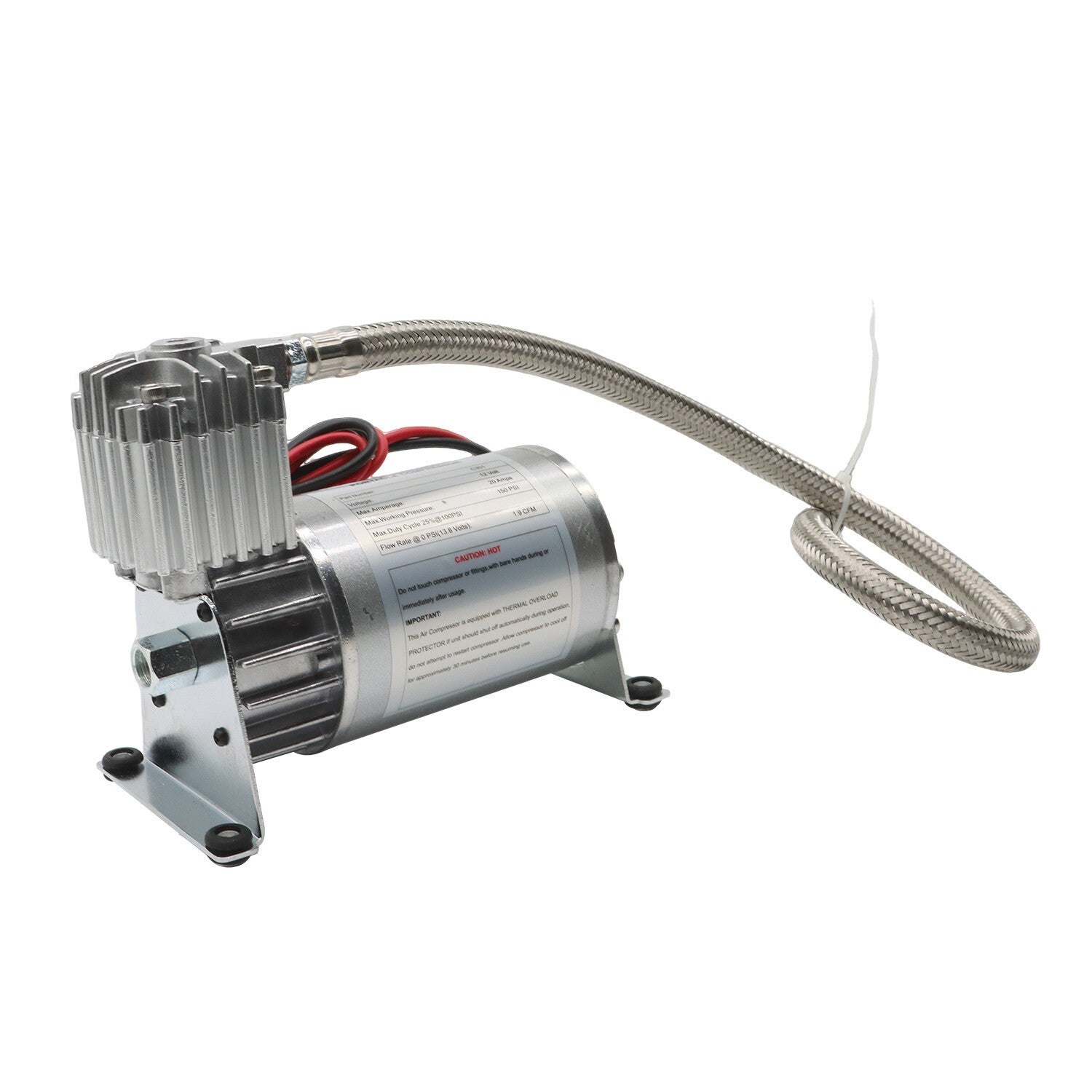 Truck Car Air Tank 1.5G 150psi 4 Trumpets Loud Train Horn Kit System