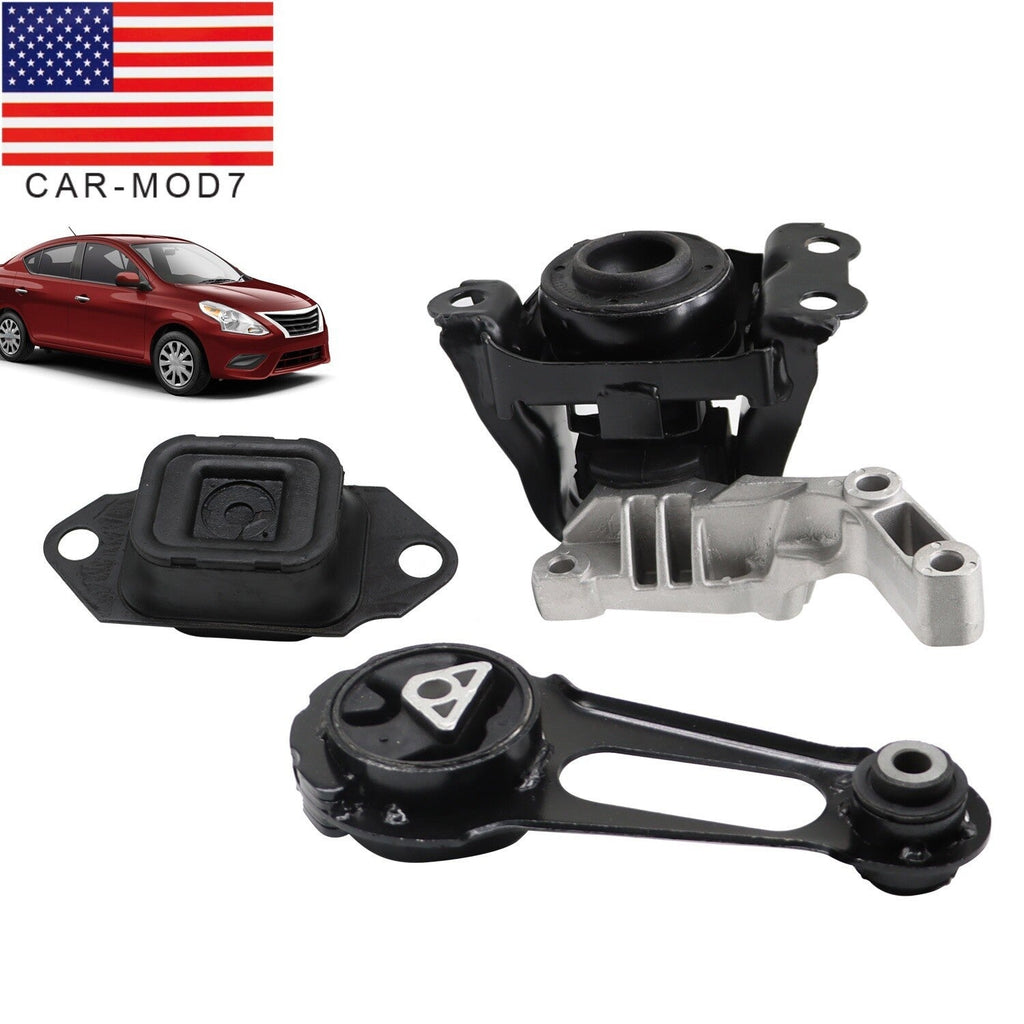 Nissan Versa Versa Note 2012-19 Motor & Transmission Mounts 9828 9671 9678