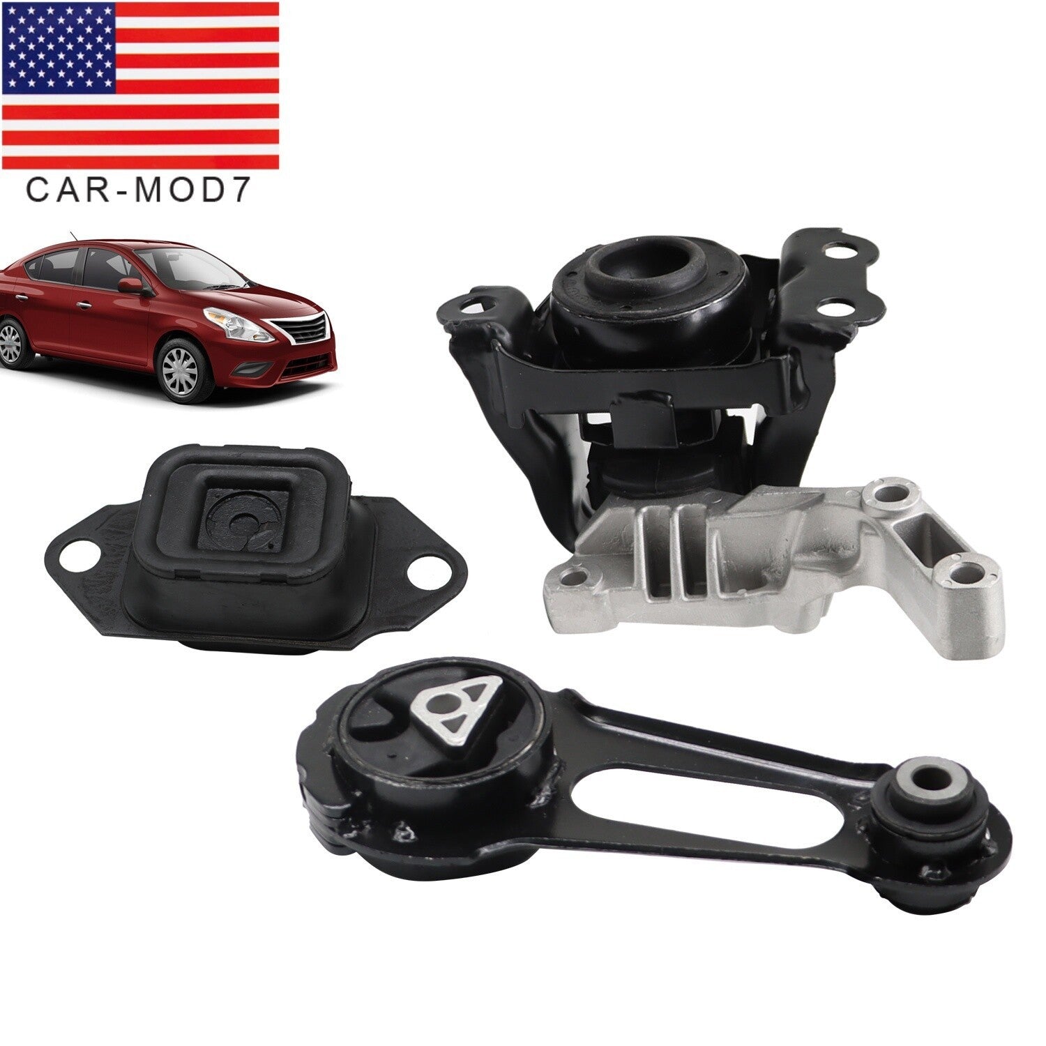 Nissan Versa Versa Note 2012-19 Motor & Transmission Mounts 9828 9671 9678