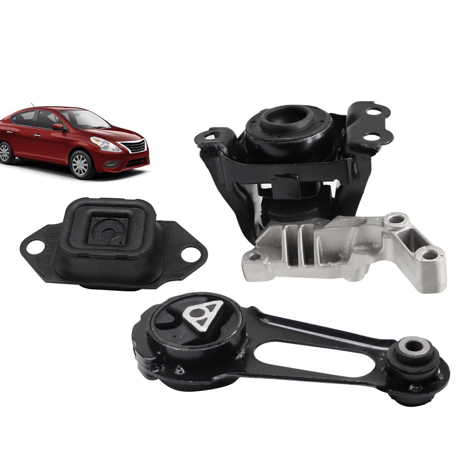 Nissan Versa Versa Note 2012-19 Motor & Transmission Mounts 9828 9671 9678