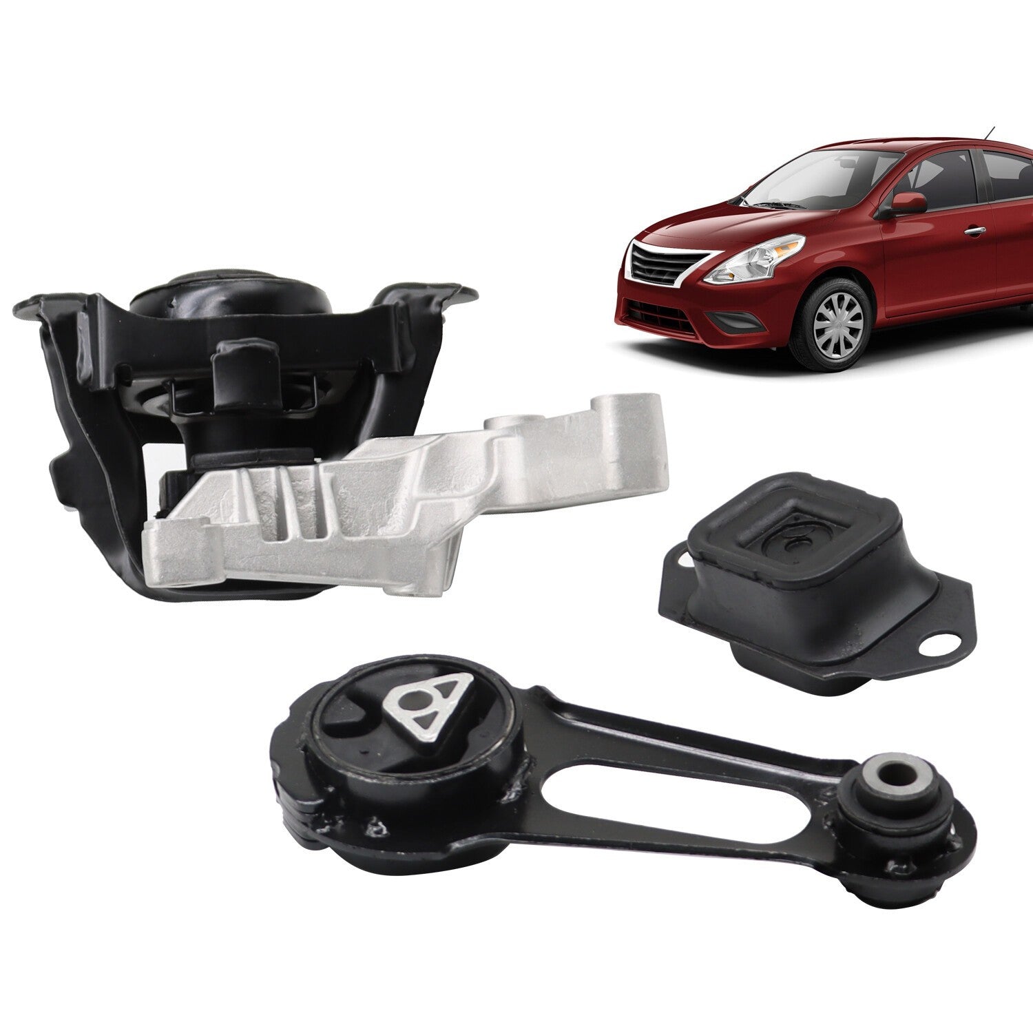 Nissan Versa Versa Note 2012-19 Motor & Transmission Mounts 9828 9671 9678