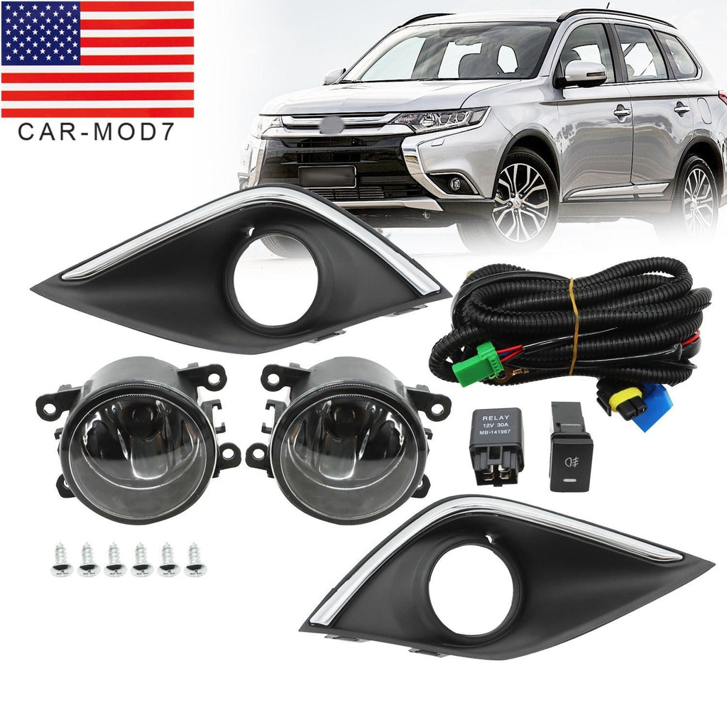 Mitsubishi Outlander Sport ASX RVR 2016-2018 Front Bumper Fog Lights Set