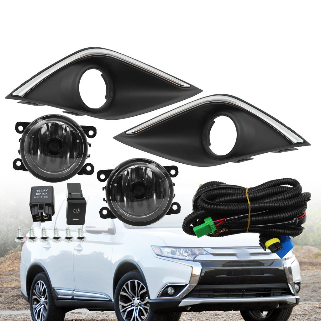 Mitsubishi Outlander Sport ASX RVR 2016-2018 Front Bumper Fog Lights Set