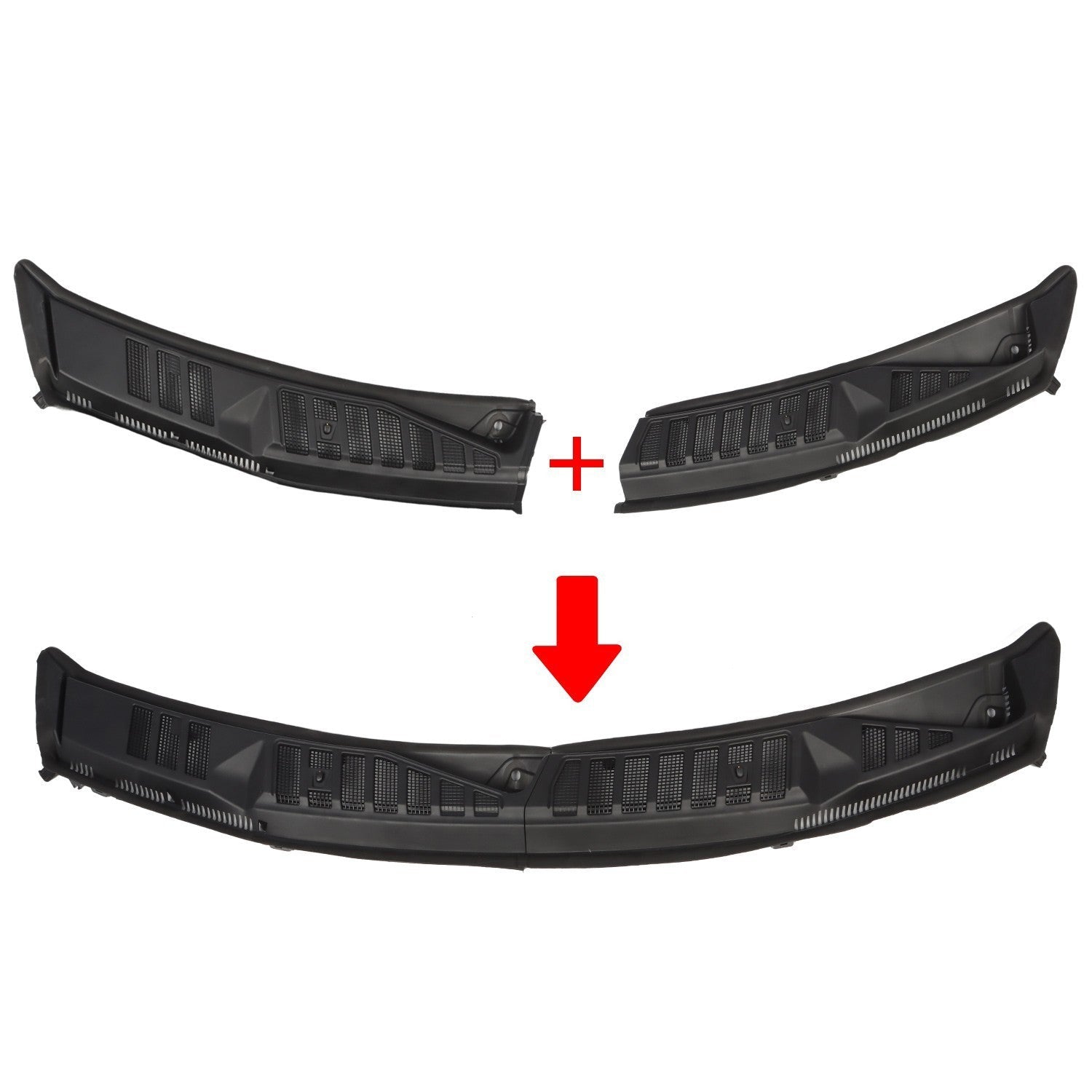 Ford F-150 2015-2020 Left & Right Windshield Wiper Cowl Cover Set