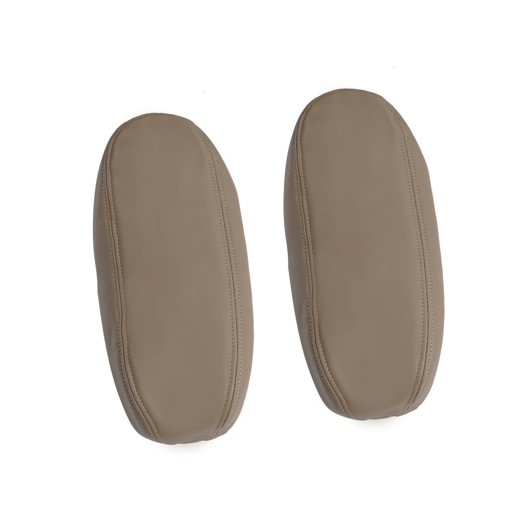 Ford Excursion 2000-2001 Tan Leather Front Seat Covers Top & Bottom Set