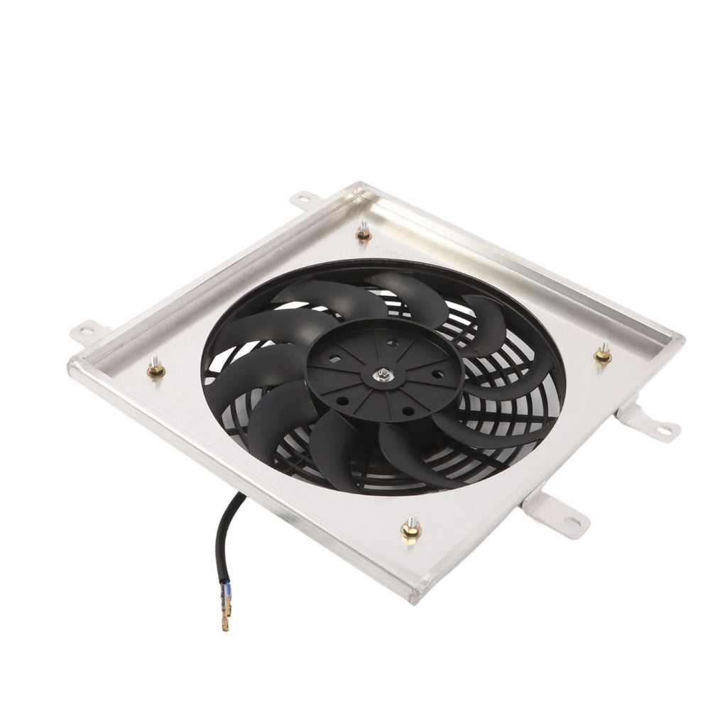 Aluminum Radiator Shroud & 12" Fan for 1992-2000 Honda Civic EG EK DX EX