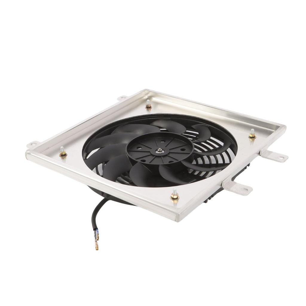 Aluminum Radiator Shroud & 12" Fan for 1992-2000 Honda Civic EG EK DX EX