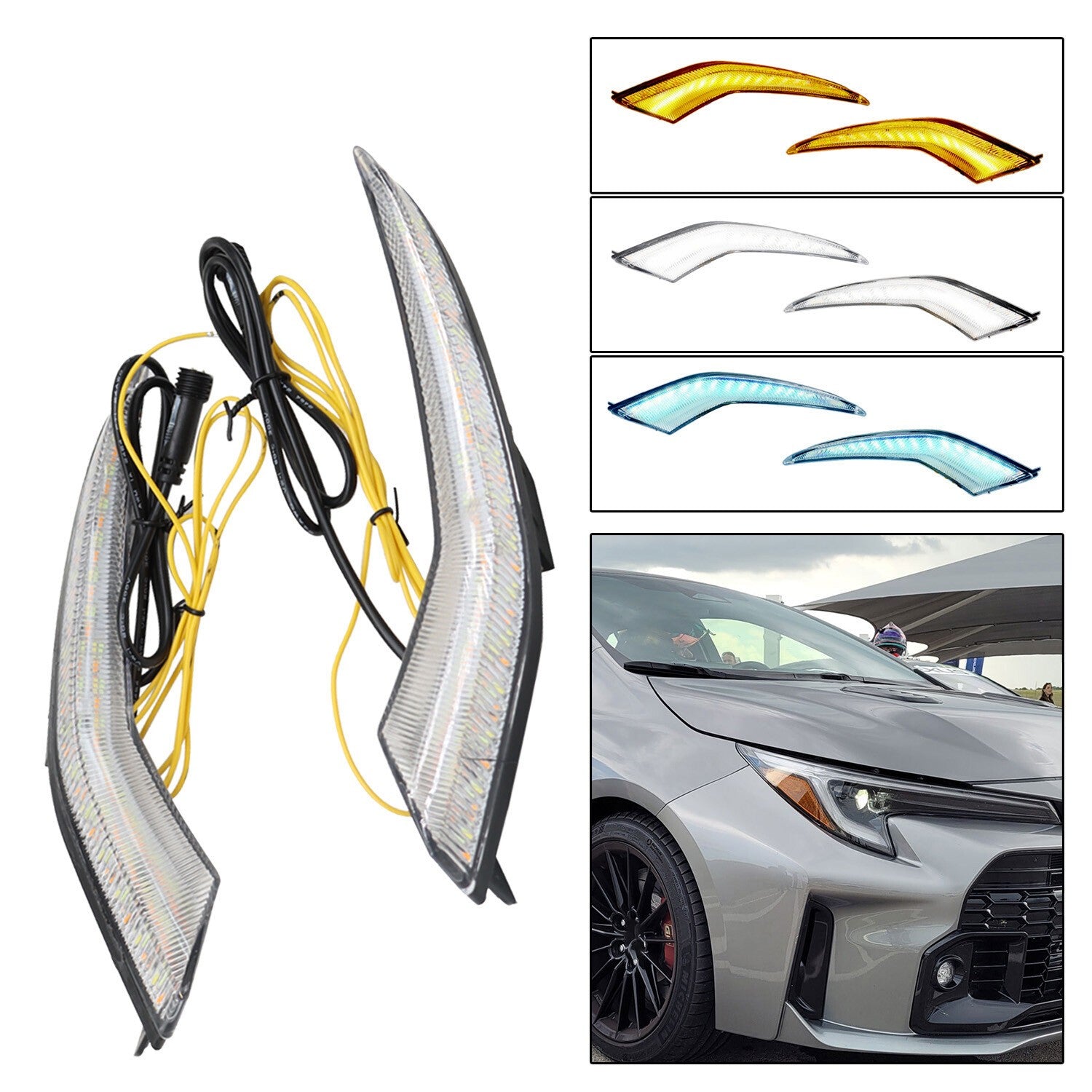 Toyota Corolla 2020-2023 LED Daytime Running Fog Lights DRL L LE XLE