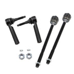 4PCS Front Inner & Outer Tie Rods for Escalade Silverado Sierra Tahoe Yukon