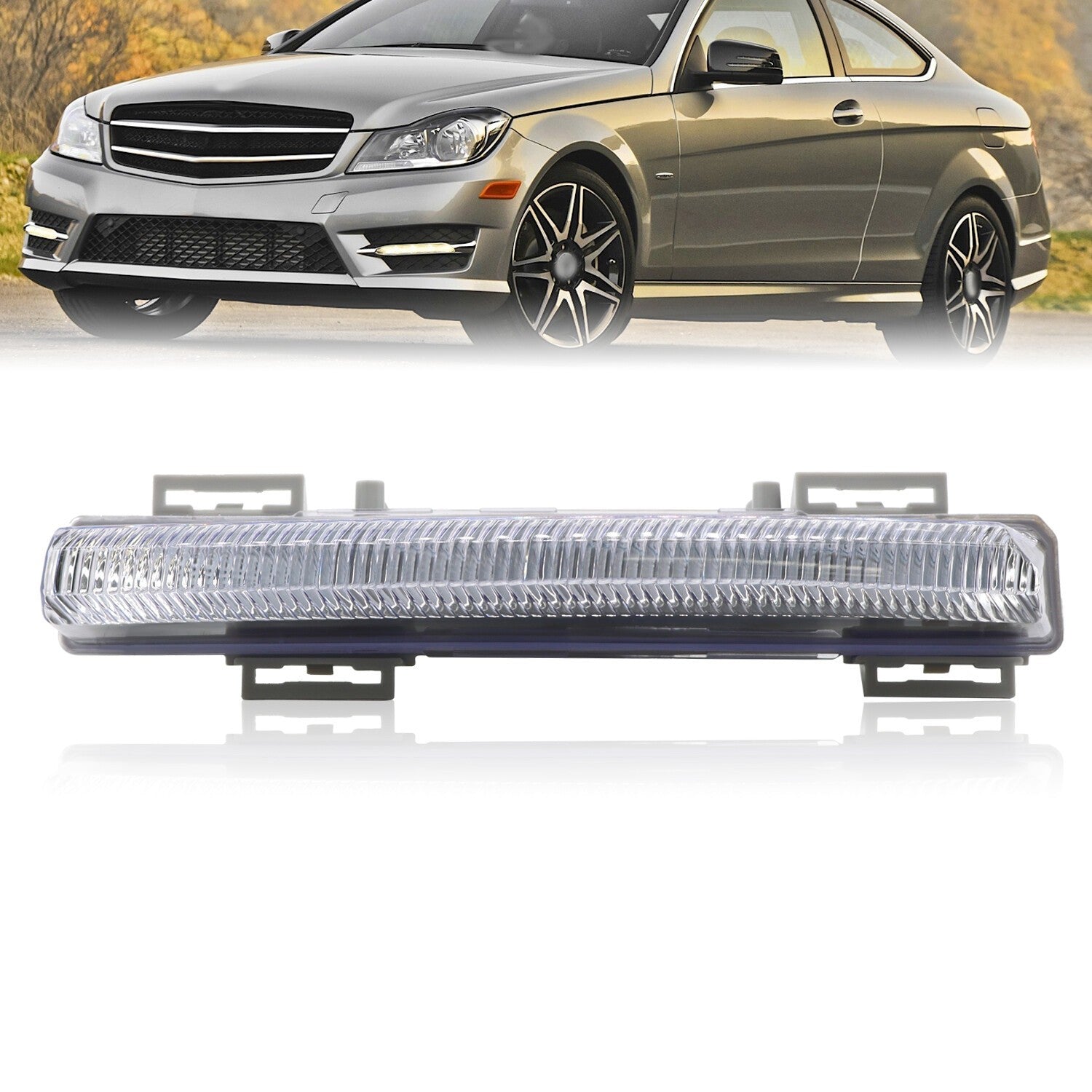 LED Fog Light Daytime Running Lamp Left Driver Side for Mercedes C250 C350 2012-