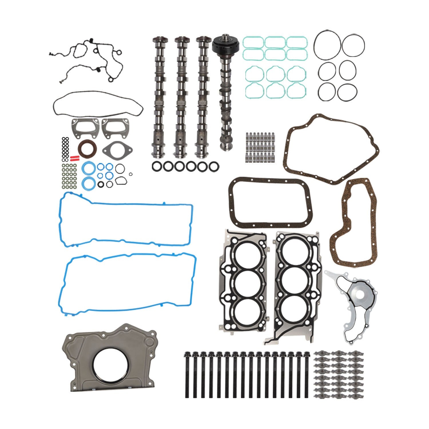 Chrysler Dodge Jeep Ram 3.6L Pentastar Camshafts Rockers Lifters Gasket Kit