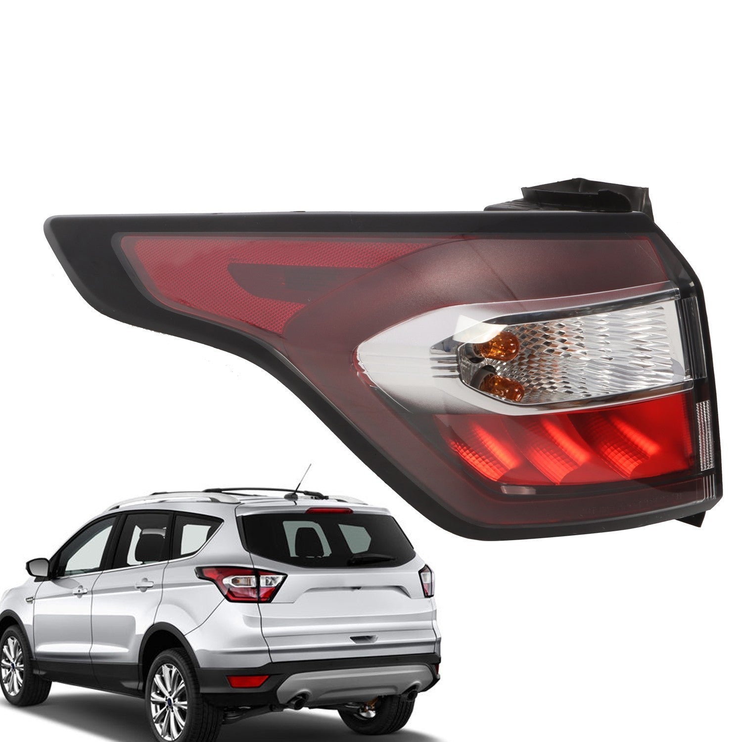 Ford Escape Kuga 2017-2019 Left Driver Side Outer Tail Light Brake Lamp
