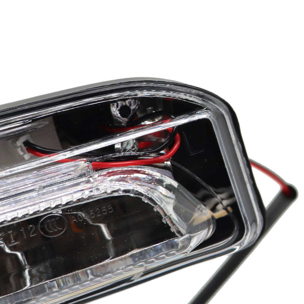 Front Bumper Lower Turn Signal Fog Light Pair for 2014-2020 Infiniti Q50 Sport
