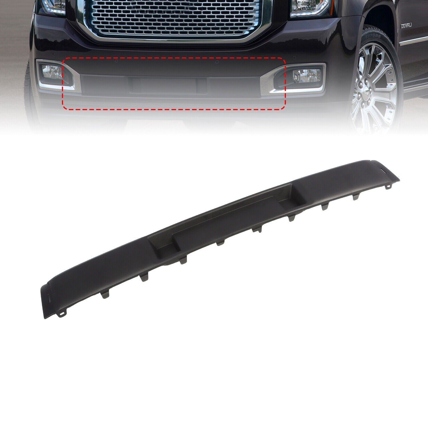 Front Bumper Cover Molding 2015-2020 GMC Yukon Yukon XL 22936424 GM1044120
