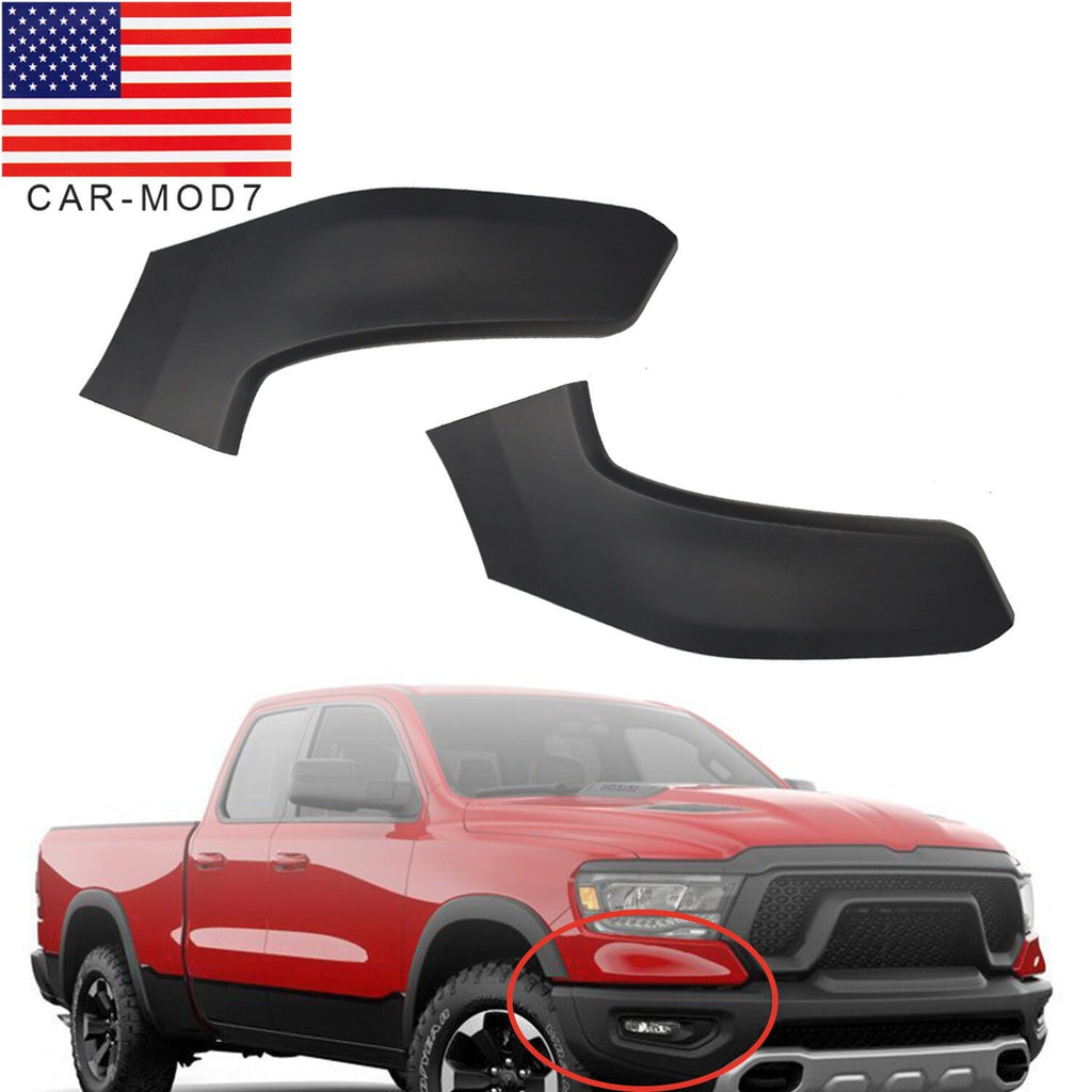Front Upper Bumper End Set for 2019-2022 Ram 1500 68403910AE 68403911AE New